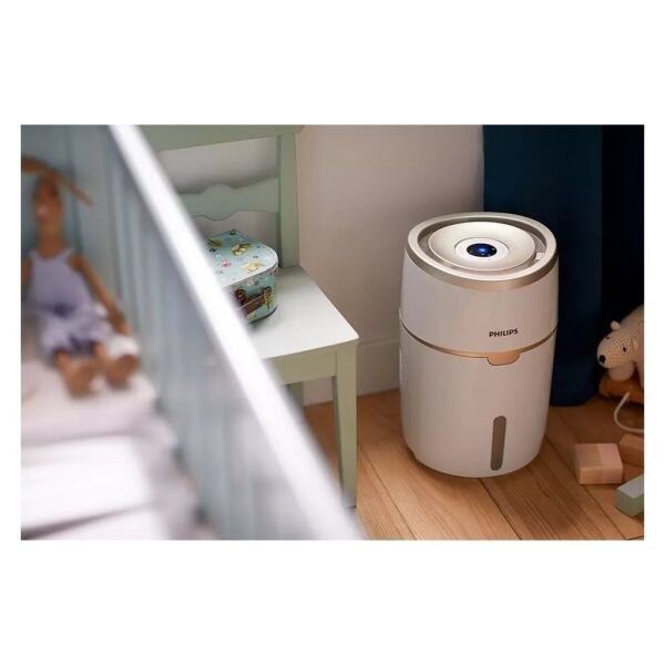 Philips HU4816/10 Series 2000 Luchtbevochtiger 4L Wit/Champagne - Afbeelding 4