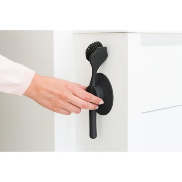 Brabantia SinkSide Afwasborstel met Zuignaphouder Zwart - Afbeelding 3