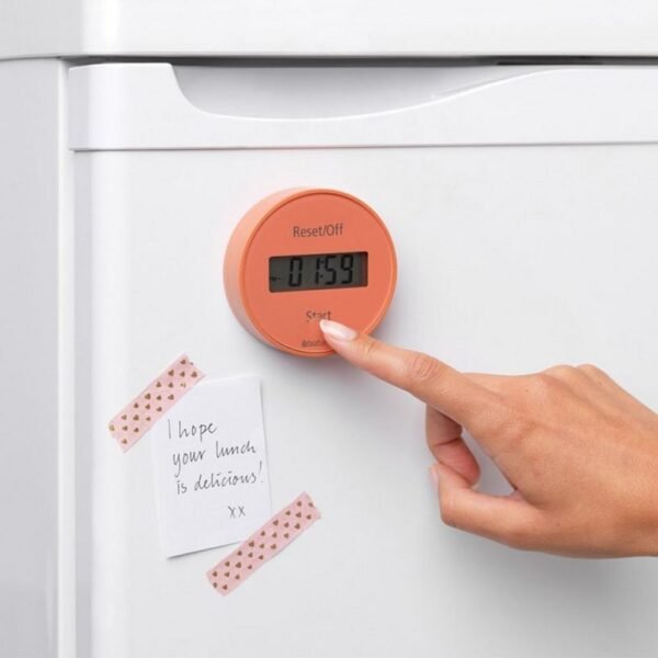 Brabantia Tasty+ Magnetische Kookwekker Terracotta Pink - Afbeelding 3