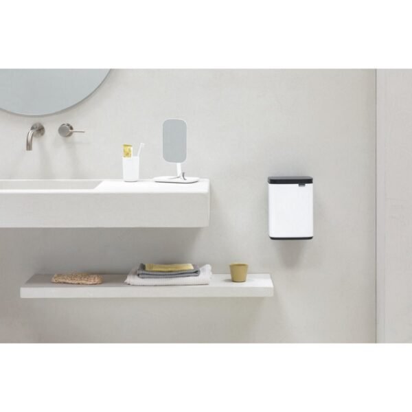 Brabantia Bo Afvalemmer 4L Wit - Afbeelding 4