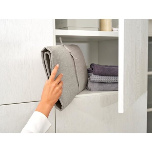 Brabantia Kledingstoomdeken met Deurhaken 50x100 cm Lichtgrijs - Afbeelding 4