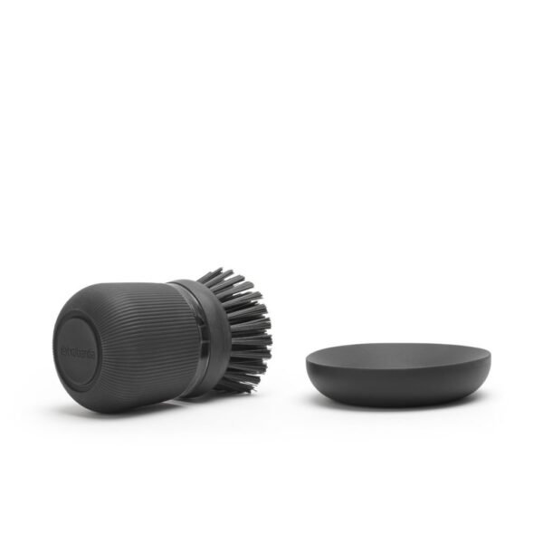 Brabantia SinkSide Afwasborstel met Zeepreservoir Zwart - Afbeelding 2