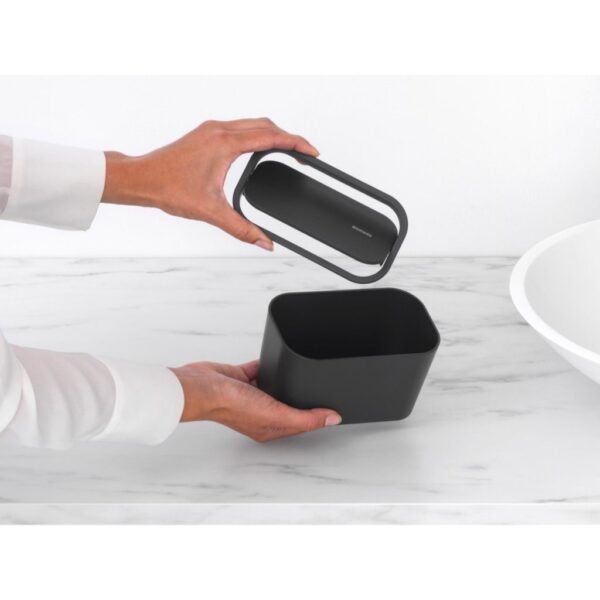 Brabantia MindSet Badkamer Afvalbakje Donkergrijs - Afbeelding 4