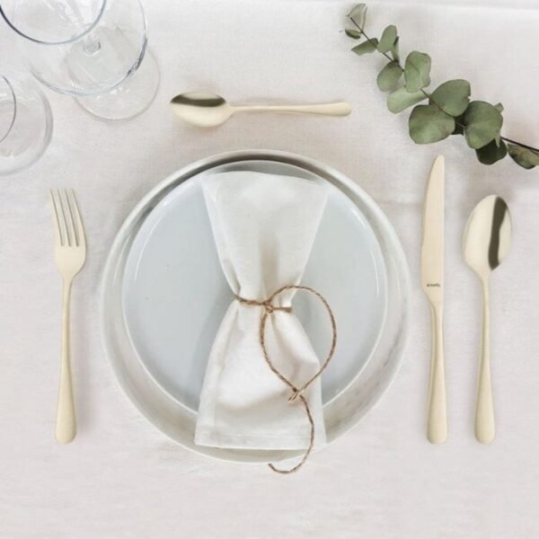 Amefa Austin Gebaksvorkjes 6 Stuks Champagne - Afbeelding 3