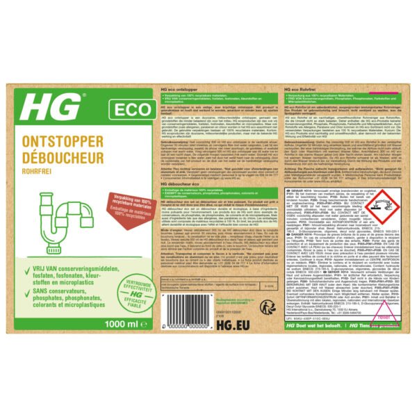 HG ECO Ontstopper 1L - Afbeelding 2