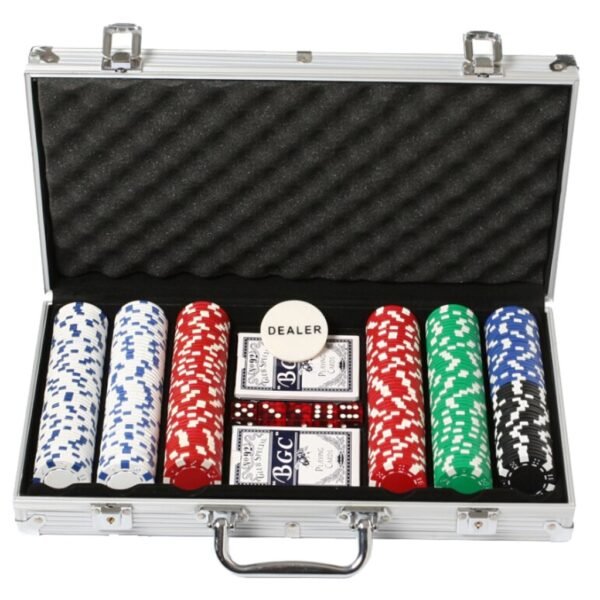 Poker Set in Aluminium Koffer - Afbeelding 2