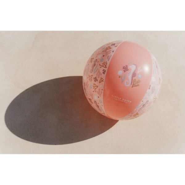 Little Dutch Ocean Dreams Strandbal 35 cm Roze - Afbeelding 2