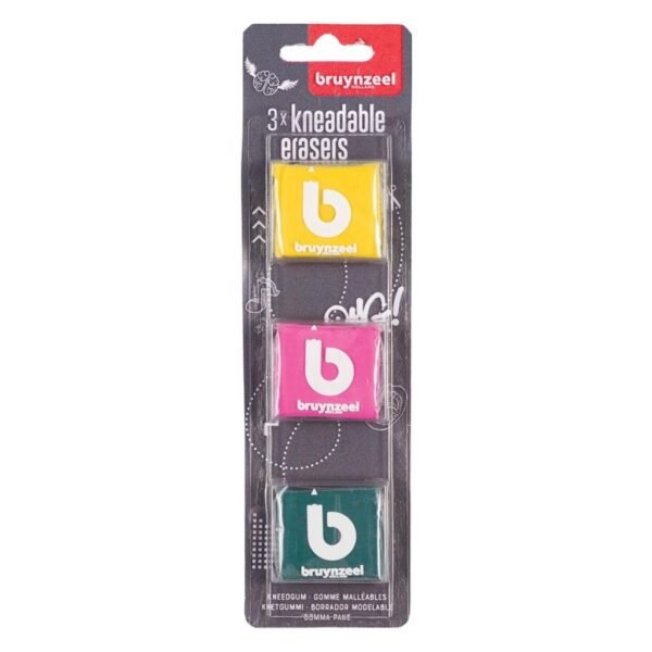 Bruynzeel Kneedgummen 3 Stuks - Afbeelding 2