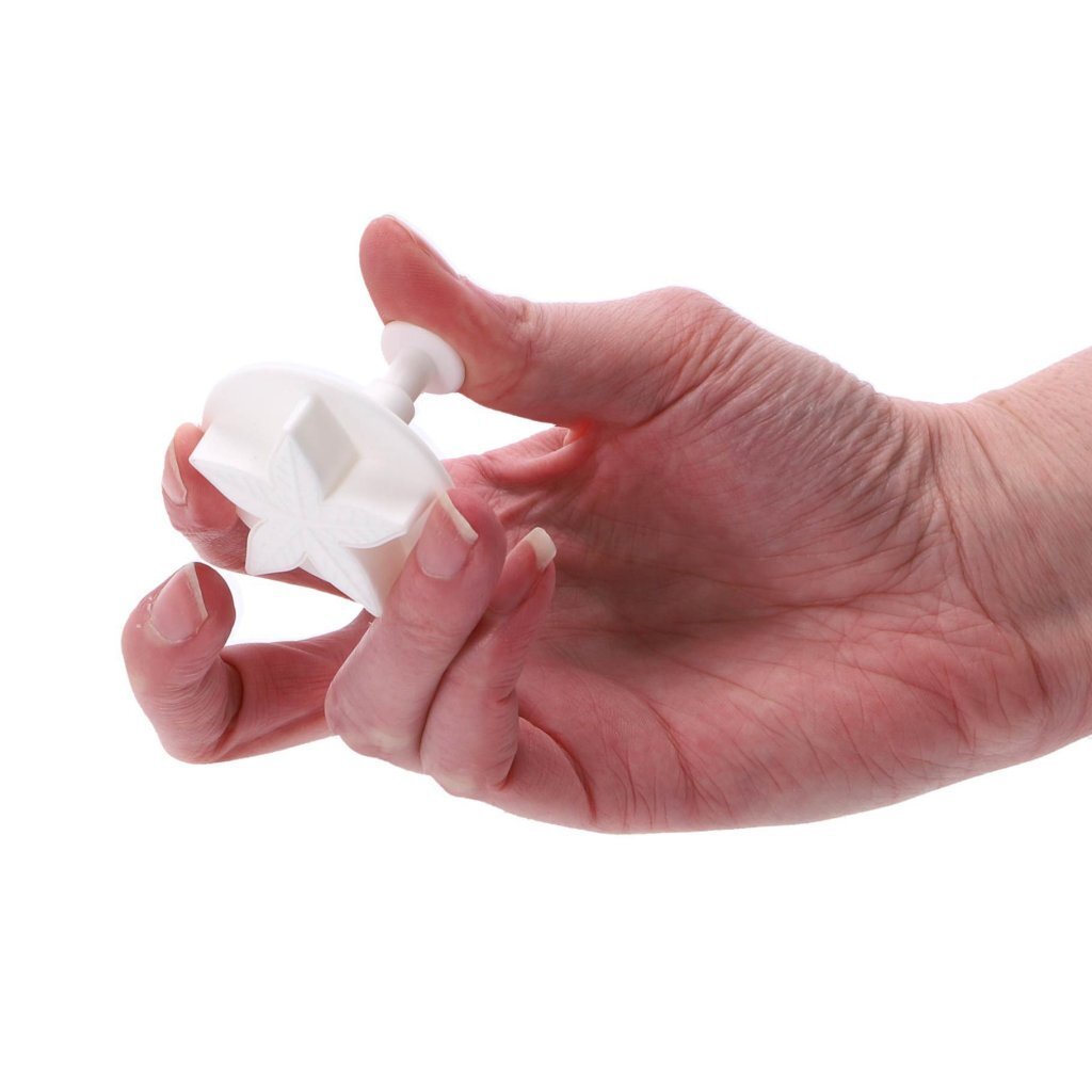 Patisse Uitsteekvormen Blad met Uitdrukker 3-delig Wit - Afbeelding 4