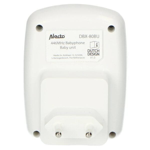 Alecto DBX-80BU Babyfoon Extra Unit Wit/Grijs - Afbeelding 3