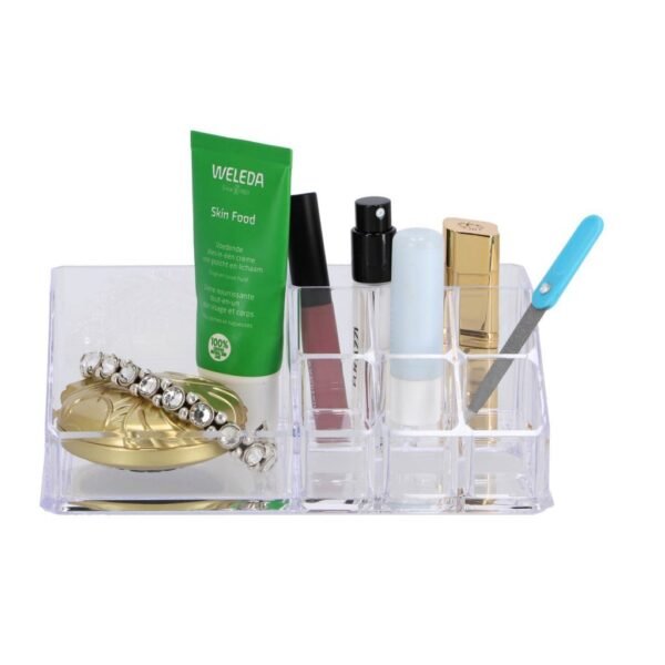 Cosmetica Opbergbakje 17.5x9.5x6.5 cm Transparant - Afbeelding 5