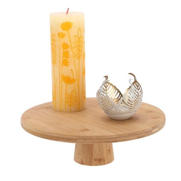 Bamboe Serveerplank op Voet 28x9 cm - Afbeelding 6