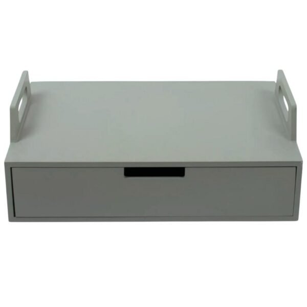 Gusta Houten Laptoptafel 41x30x14.5 cm Groengrijs - Afbeelding 2