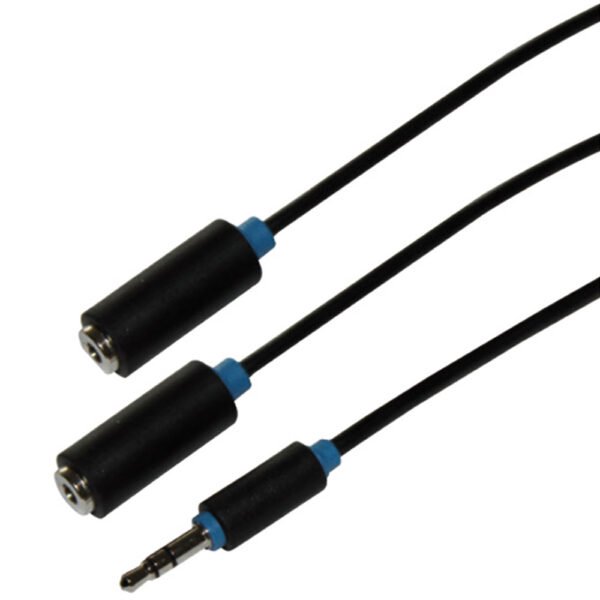 Scanpart Splitterkabel 3.5s(m)-2x3.5s(f) 0.2m - Afbeelding 2