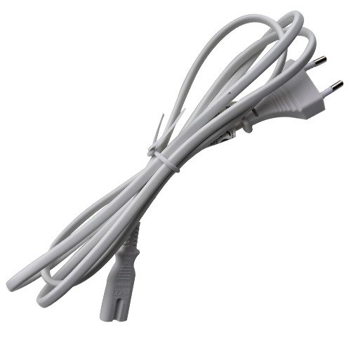 Scanpart Cassetterecordersnoer Wit 1,5m - Afbeelding 2