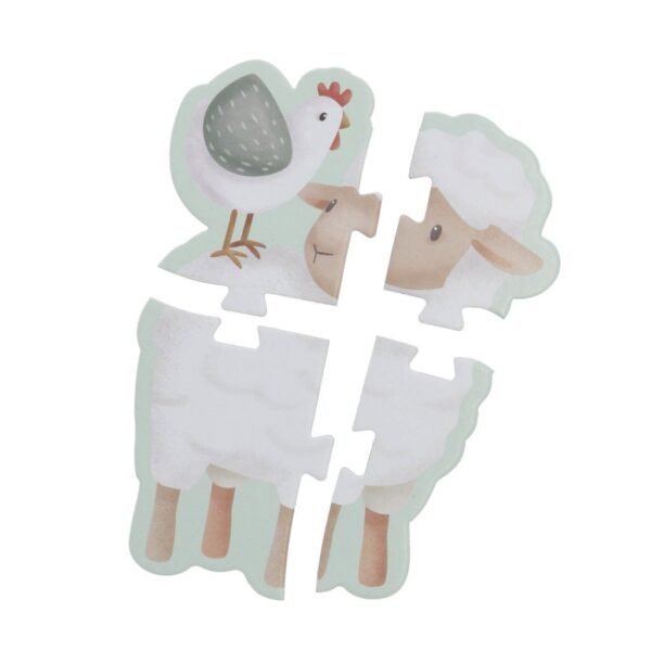 Little Dutch Farm 6in1 Puzzel 3-5 Stukjes - Afbeelding 6