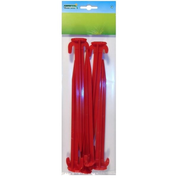 Campking 6x Kunststof Tentharing 20cm - Afbeelding 2