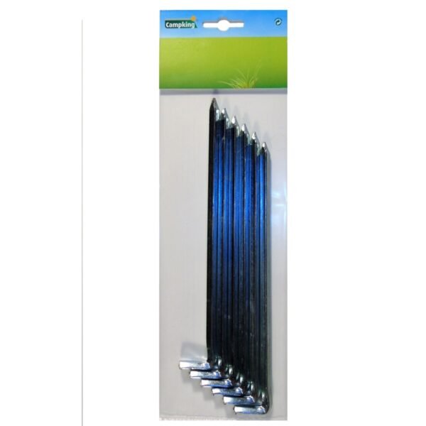 Campking 6x Grondpen Vierkant 16cm 5mm - Afbeelding 3