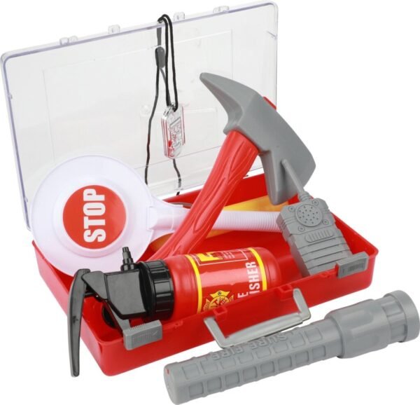 Toi Toys Fire Fighter Brandweerkoffer met Accessoires 25x16x6cm - Afbeelding 2