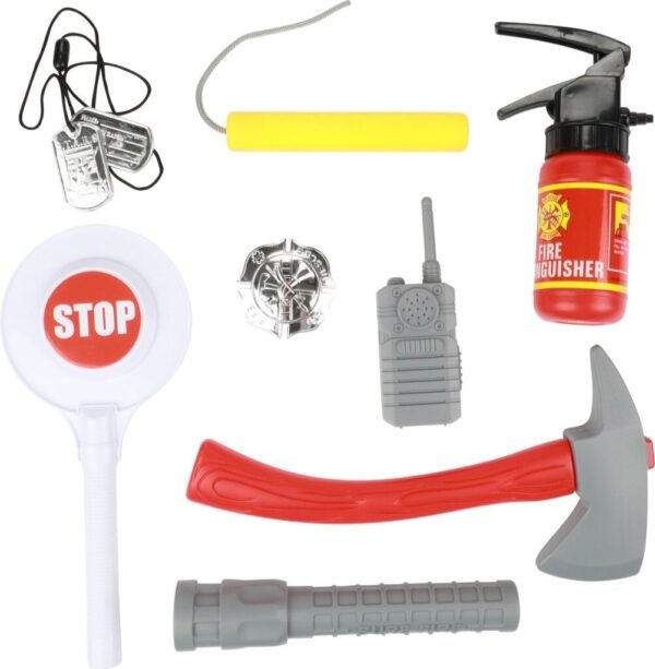 Toi Toys Fire Fighter Brandweerkoffer met Accessoires 25x16x6cm - Afbeelding 3