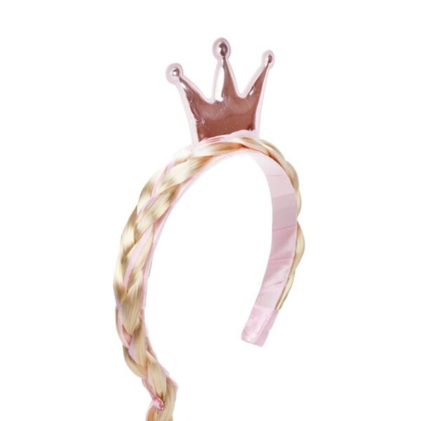 Princess Friends Diadeem met Vlecht en Kroon - Afbeelding 3