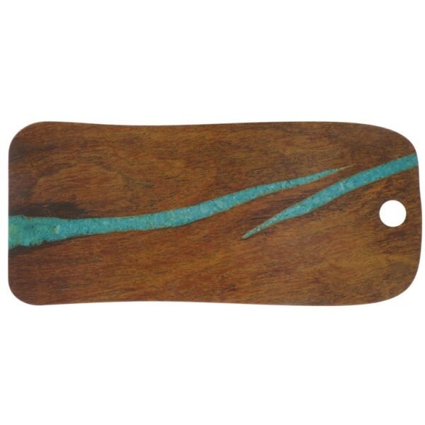 Cheforward Serveerplank 53x20 cm Turquoise/Kersenhout-Look - Afbeelding 2