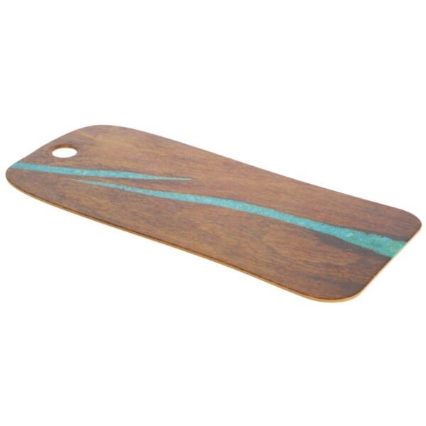 Cheforward Serveerplank 53x20 cm Turquoise/Kersenhout-Look - Afbeelding 3