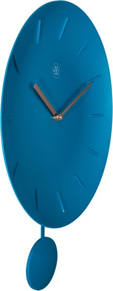 NeXtime NX-7339TQ Wandklok NXt Bowl Ø 30 Cm Turquoise - Afbeelding 2