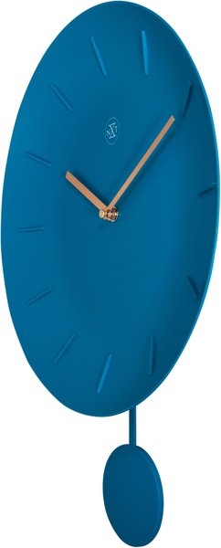NeXtime NX-7339TQ Wandklok NXt Bowl Ø 30 Cm Turquoise - Afbeelding 3