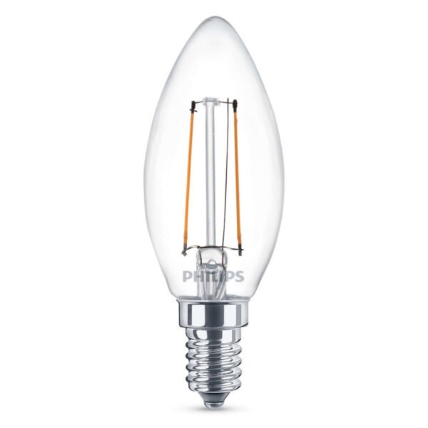 Philips LEDClassic 25W (2W) B35 E14 WW CL ND 1BC/4 Verlichting - Afbeelding 2