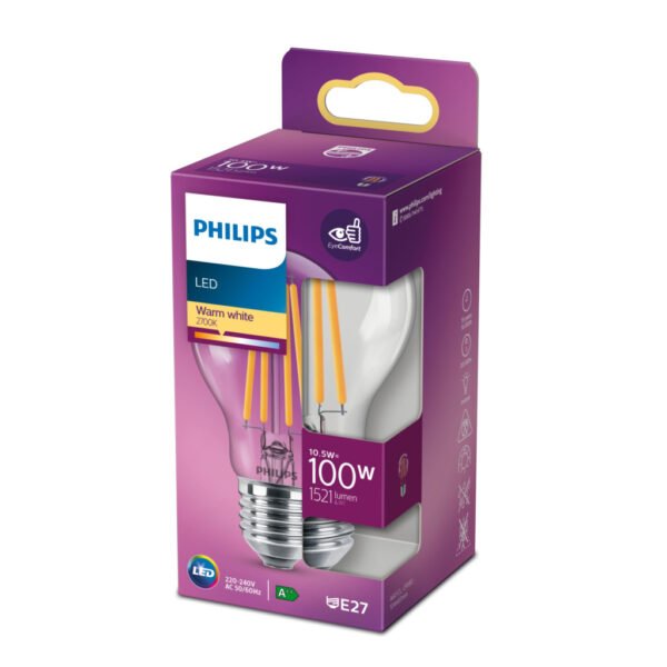 Philips LED Lamp E27 Warm Wit - Afbeelding 2