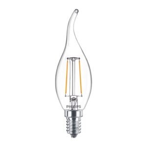 Philips LED Classic Kaarslamp 25W BA 35 E14 Warm Wit