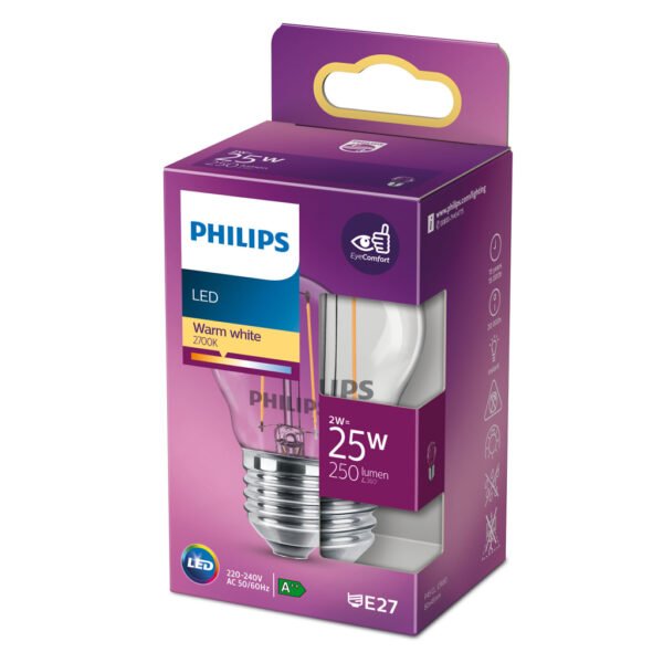 Philips LED Classic Kaarslamp 25W E27 Warm Wit - Afbeelding 2