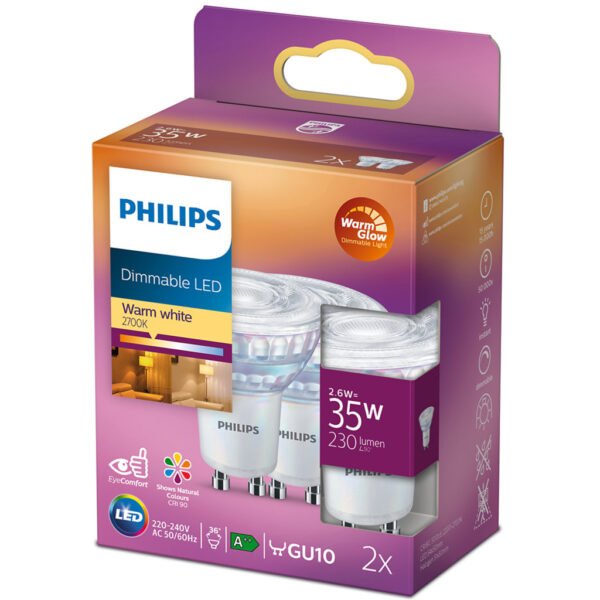Philips Led C90 36d Wgd 35w Gu10 - Afbeelding 2