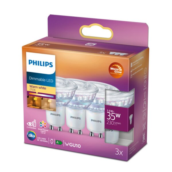 Philips Led Cl Ww C90 Wgd 35w Gu10 - Afbeelding 3