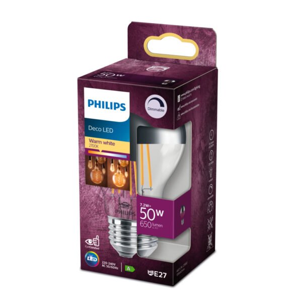Philips Led Cl A60 Cl D 50w E27 - Afbeelding 2