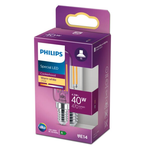 Philips LED Kaarslamp 40W E14 Warm Wit - Afbeelding 2