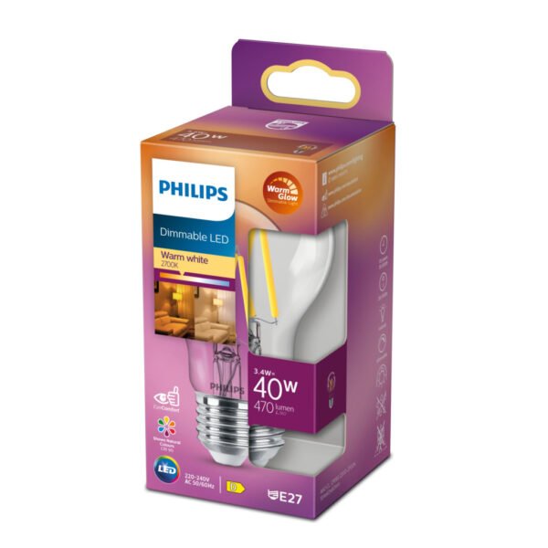 Philips Led Cl A60 Cl Wgd 40w E27 - Afbeelding 3