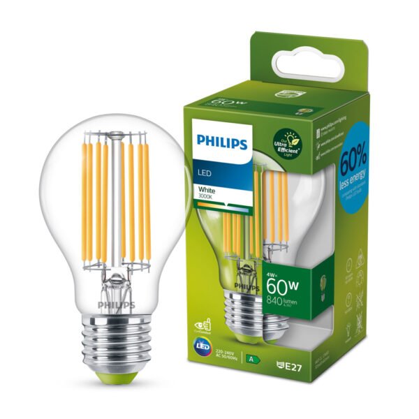 Philips Led Cla 60w A60 E27 3000k Cl Eela Srt4 Verlichting - Afbeelding 2