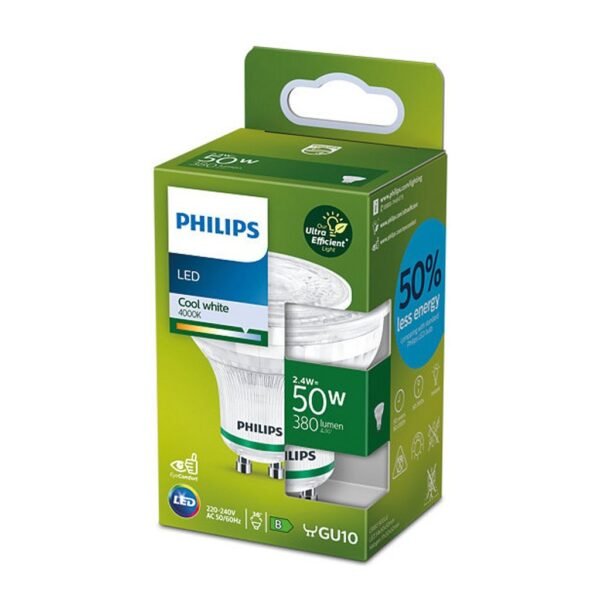 Philips LED Spot CLA 50W GU10 Koel Wit - Afbeelding 2