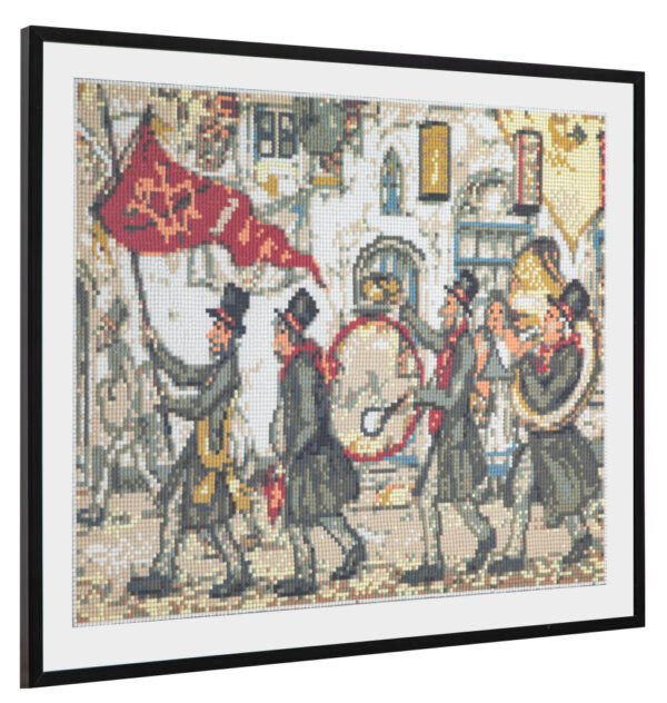 Grafix Diamond Painting Anton Pieck Fanfare 40x50cm - Afbeelding 2