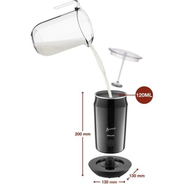 Philips CA6500/60 SENSEO Milk Twister Melkopschuimer Zwart - Afbeelding 3