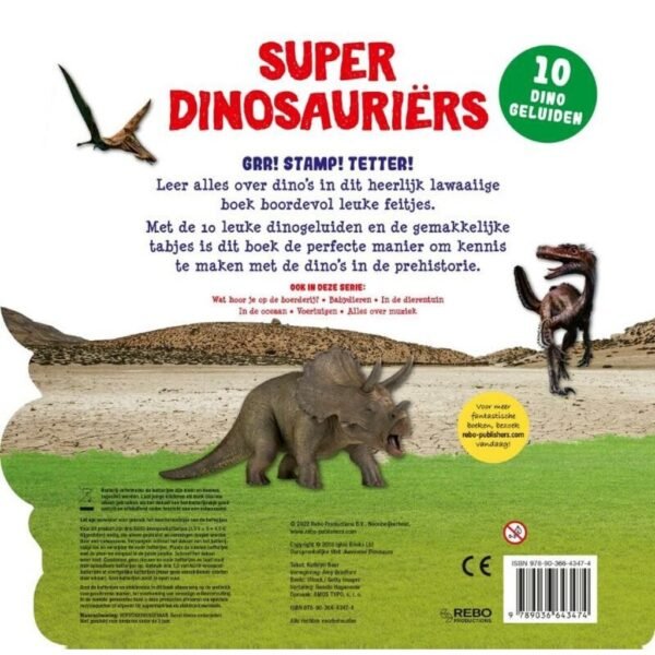 Geluidenboek Super Dinosauriërs - Afbeelding 2