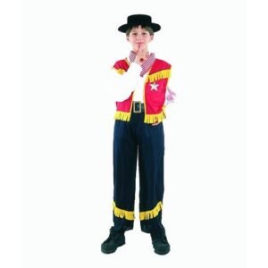 Clown Kinderkostuum Cowboy 7-9 jaar
