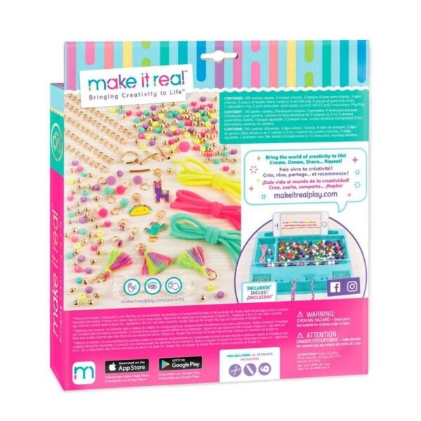 Make It Real Neon Armband met Bedeltjes Maken - Afbeelding 2