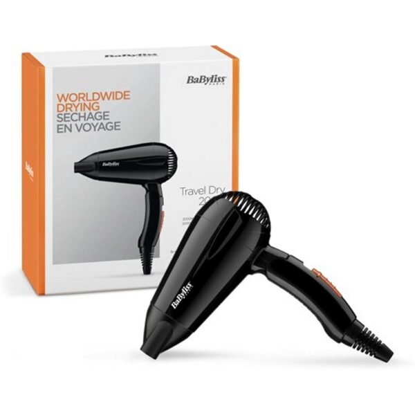 Babyliss 5344E Travel Dry Föhn 2000W Zwart - Afbeelding 4