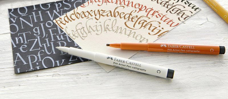 Faber Castell FC-167512 Tekenstift Faber-Castell Pitt Artist Kalligrafieset Studiobox 12 Stuks - Afbeelding 3