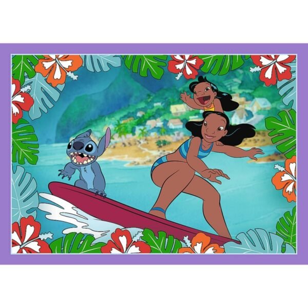 Trefl Disney Stitch 4in1 Puzzel 35-70 Stukjes - Afbeelding 5