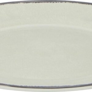 Tom Dinerbord 25 Cm Melamine 229 Gram Wit/grijs