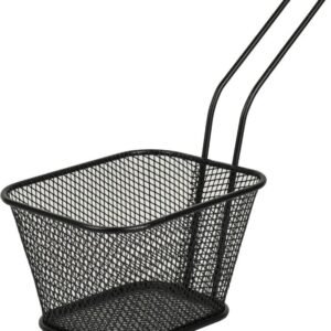 Gusta Frietmandje 10.5x8.5x13.8 cm Zwart/Aluminium